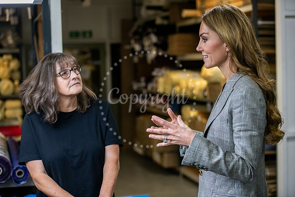 SFP SFP Princess of Wales visits Sudbury Silk Mill Stephen Walte