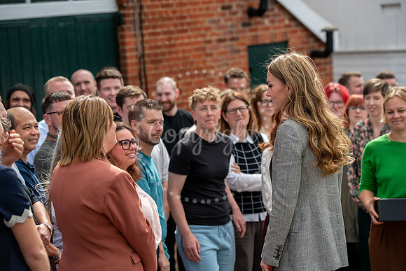 SFP SFP Princess of Wales visits Sudbury Silk Mill Stephen Walte