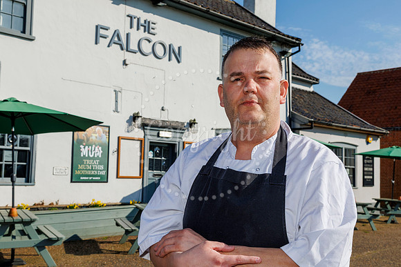 Des Scarborough is the new owner of the Falcon pub in Pulham Mar