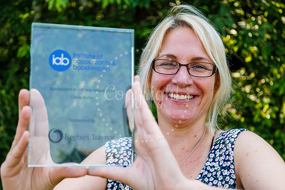 Claire Butler, owner of the CB Accounting firm has won an IAB Aw