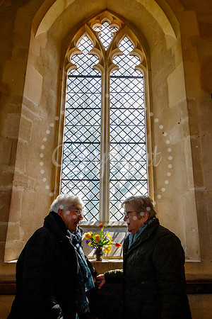 St Marys Church, Market Weston window restoration