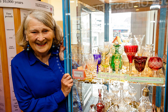 Ann Kent has a new exhibition in the community cabinet of Diss M