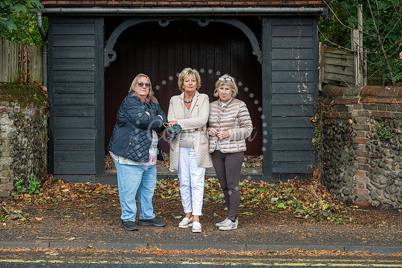BFP Great Barton bus stop on A134Concerns have been raised over