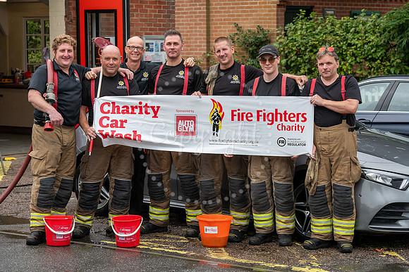 HE Clare Fire Station, Station Road, Charity car wash for the Fi