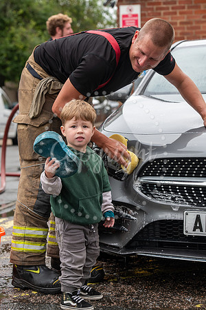 HE Clare Fire Station, Station Road, Charity car wash for the Fi
