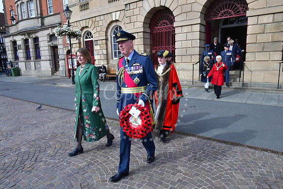 Battle of Britain Parade and Service at Newark Memorial