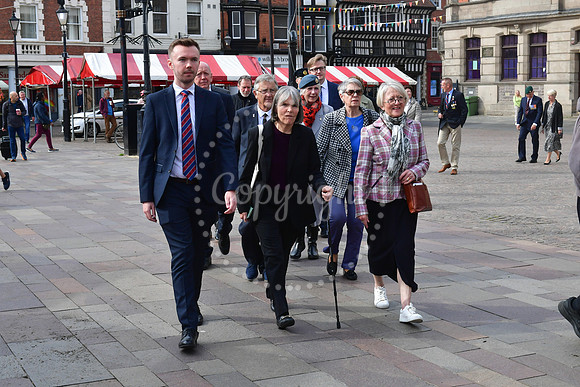 Battle of Britain Parade and Service at Newark Memorial