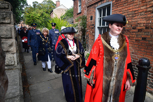 Battle of Britain Parade and Service at Newark Memorial