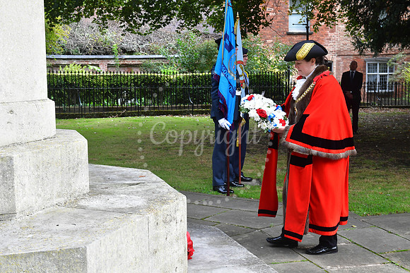 Battle of Britain Parade and Service at Newark Memorial