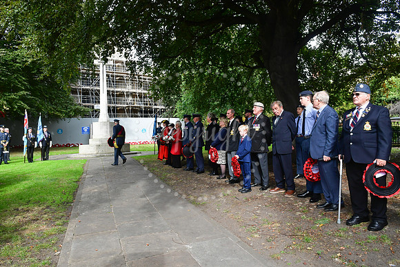 Battle of Britain Parade and Service at Newark Memorial