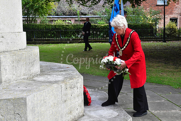 Battle of Britain Parade and Service at Newark Memorial