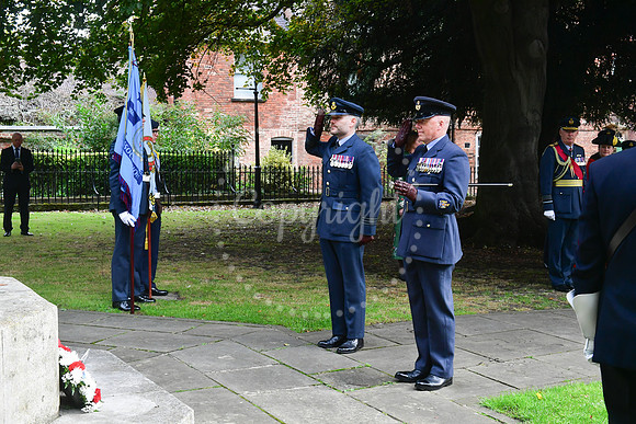 Battle of Britain Parade and Service at Newark Memorial