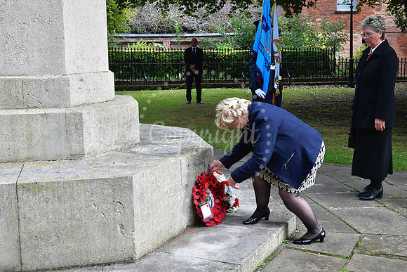 Battle of Britain Parade and Service at Newark Memorial
