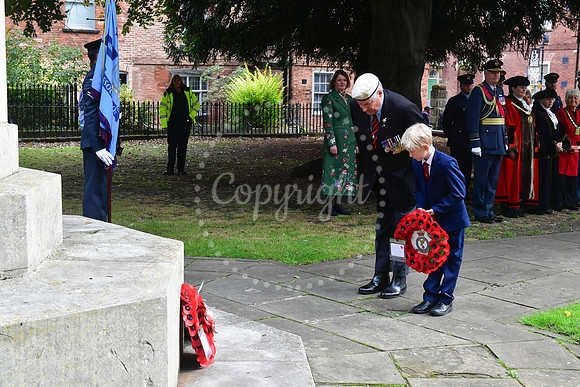 Battle of Britain Parade and Service at Newark Memorial