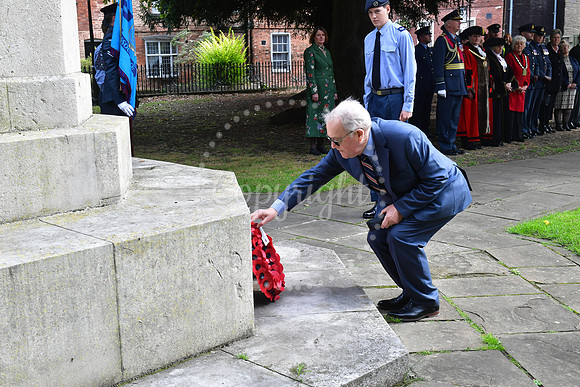 Battle of Britain Parade and Service at Newark Memorial