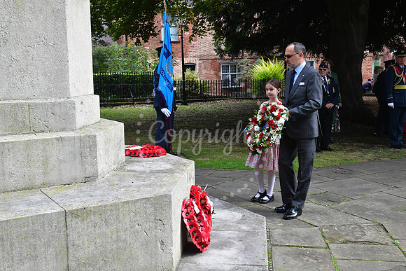 Battle of Britain Parade and Service at Newark Memorial