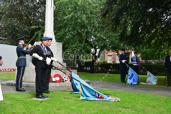 Battle of Britain Parade and Service at Newark Memorial