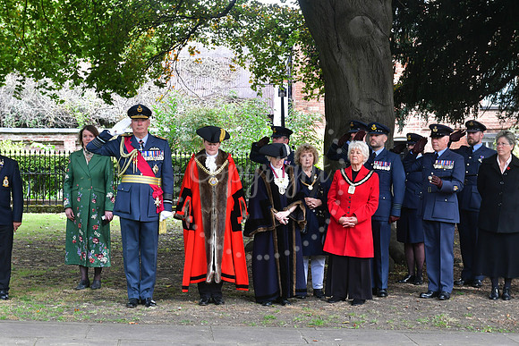 Battle of Britain Parade and Service at Newark Memorial