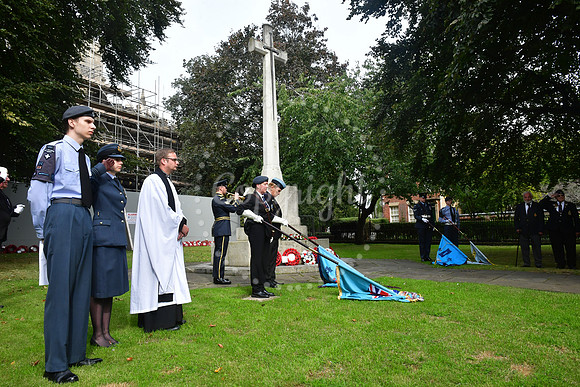 Battle of Britain Parade and Service at Newark Memorial