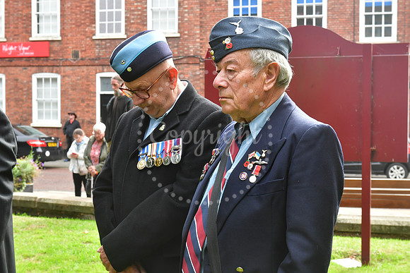 Battle of Britain Parade and Service at Newark Memorial