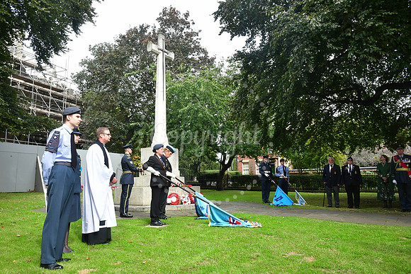 Battle of Britain Parade and Service at Newark Memorial