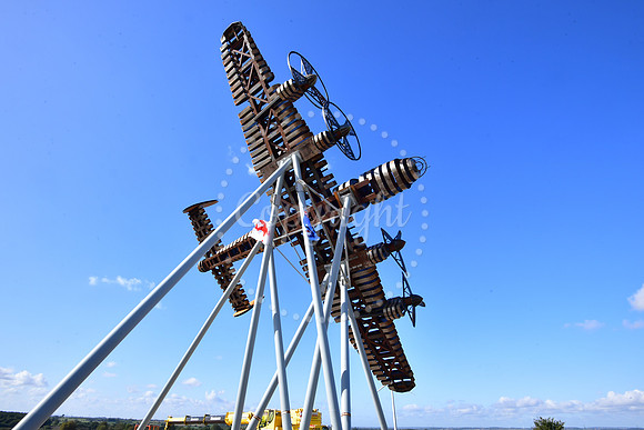 On Freedom's Wings Lancaster sculpture