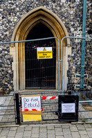 St John’s Church in Harleston which was damaged by fire