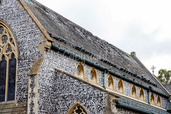 St John’s Church in Harleston which was damaged by fire
