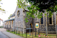 St John’s Church in Harleston which was damaged by fire