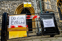 St John’s Church in Harleston which was damaged by fire