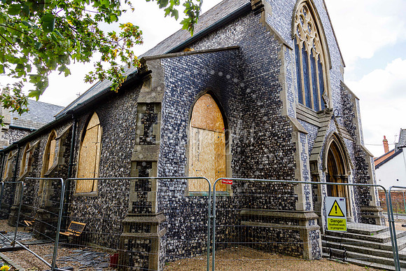 St John’s Church in Harleston which was damaged by fire