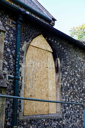 St John’s Church in Harleston which was damaged by fire