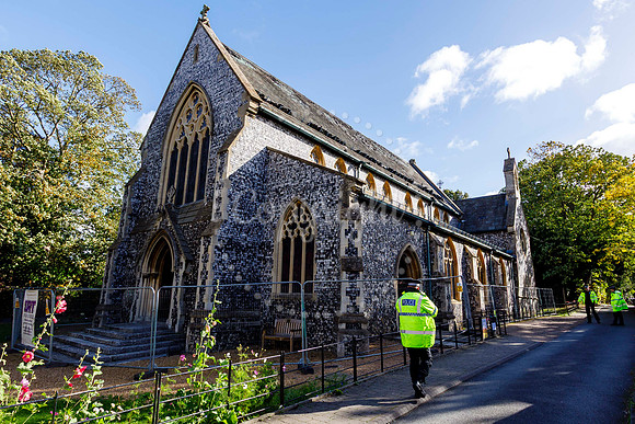 St John’s Church in Harleston which was damaged by fire
