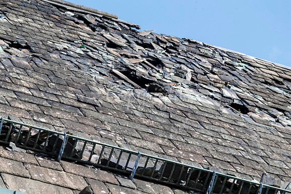 St John’s Church in Harleston which was damaged by fire