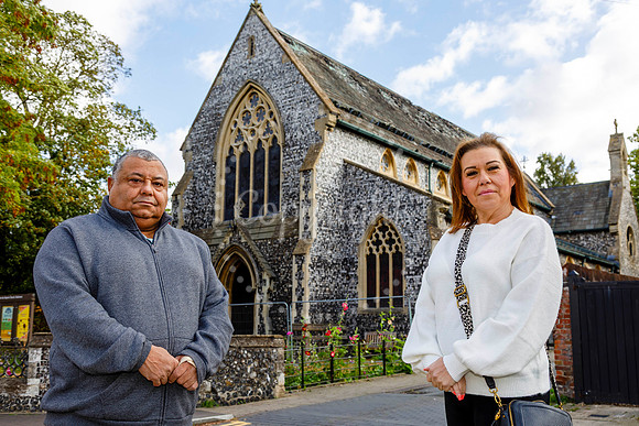St John’s Church in Harleston which was damaged by fire