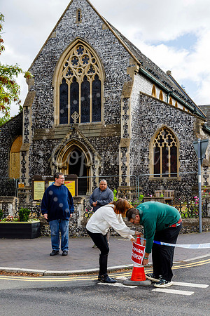St John’s Church in Harleston which was damaged by fire