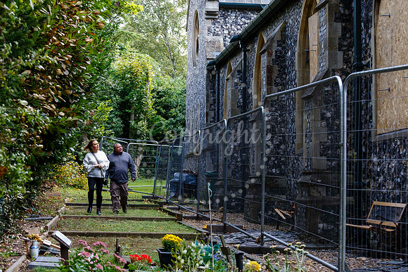 St John’s Church in Harleston which was damaged by fire