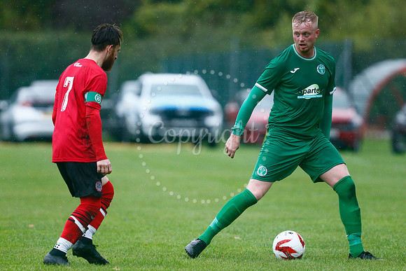 Football action from East Harling v Wymondham