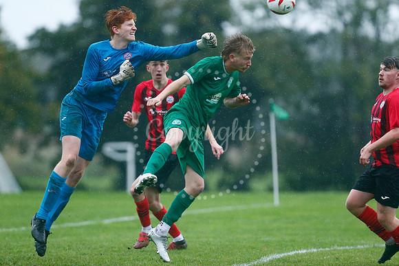 Football action from East Harling v Wymondham