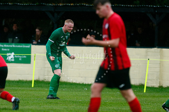 Football action from East Harling v Wymondham