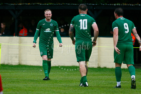 Football action from East Harling v Wymondham