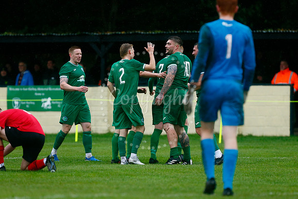 Football action from East Harling v Wymondham