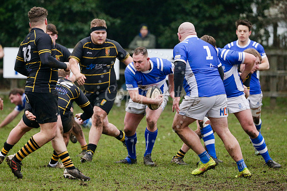 Rugby action from Diss RFC vs Ipswich.