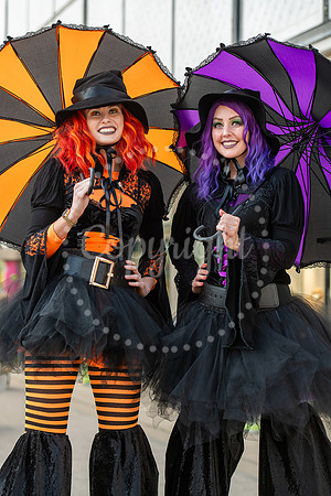 Halloween event for families - Families celebrating Halloween at