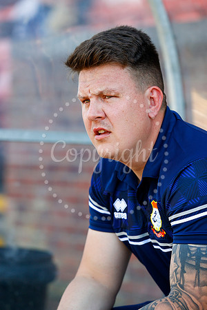 Football action from Diss Town v Whittlesey Athletic.