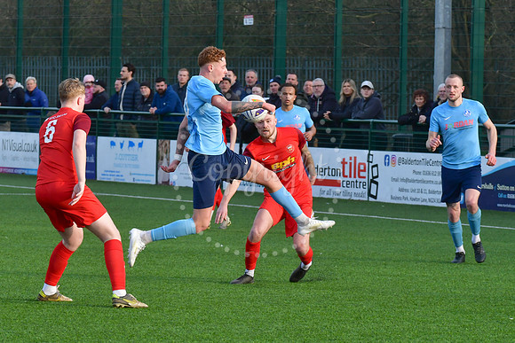 Newark Town v Sleaford Town football action