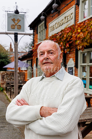 Brian Grover who used to live at the Cross Keys pub in Redgrave