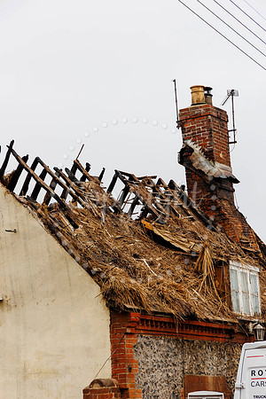 Rickinghall thatched cottage in the village has been badly damag