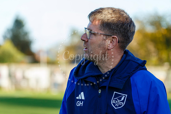 Ely City FC Manager Guy Habbin