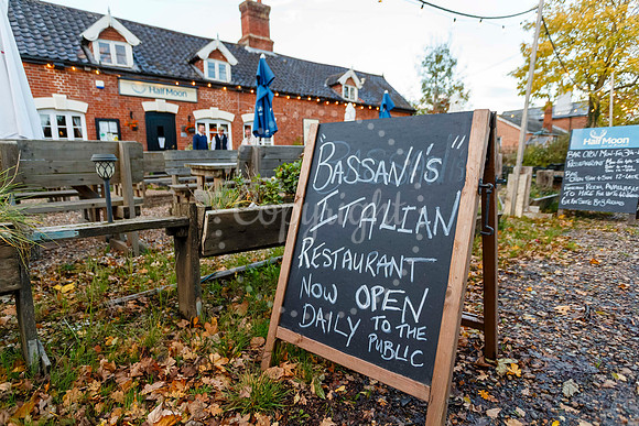 Half Moon Pub have opened an Italian restaurant